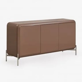 Komoda 160x45 Cm Z Płyty Mdf Alazne Camelowy Brąz - Sklum