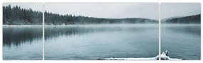Obraz - lodowe nordyckie jezioro (170x50 cm)