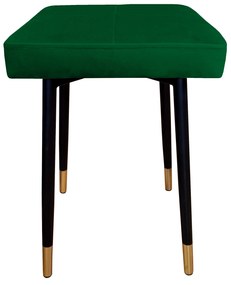 Taboret MAX MG25 zielony podstawa czarna/złota
