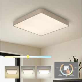 BRILAGI - Lampa sufitowa LED POOL SQUARE LED/36W/230V 3000/4000/6000K 40x40 cm beżowa