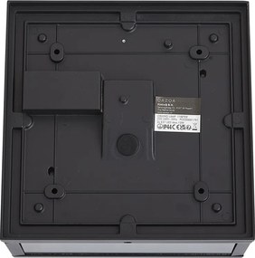 Przemysłowa lampa sufitowa zewnętrzna czarna z czujnikiem ruchu IP44 - Charlois