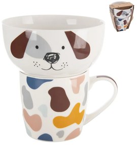 Porcelanowy zestaw kubka i miski 2 szt. 350 ml – Orion