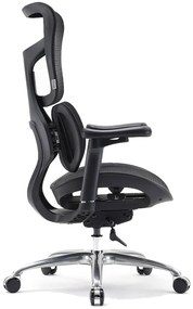 Fotel biurowy z siatki Astro, ergonomiczny, zgodny z normą BHP
