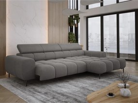Narożnik PLAZA S Prawostronny z elektryczną regulacją siedziska w tkaninie APHRODITE 22 WERSAL
