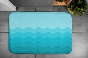 Dywanik antypoślizgowy do łazienki Dywanik antypoślizgowy do łazienki Geometryczne Fale