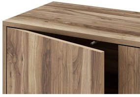 Szafka pod TV w dekorze orzecha 160x51 cm Laila – Marckeric
