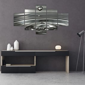 Obraz kropli wody (125x70 cm)