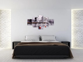 Obraz - Obraz olejny przedstawiający miasto II. (125x70 cm)