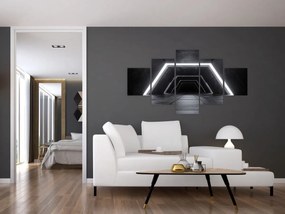Obraz - Futurystyczny tunel (125x70 cm)
