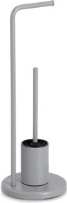 Stojak na papier toaletowy i szczotka do wc VETRO, wys. 63 cm