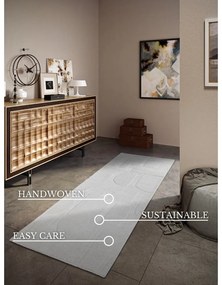 Kremowy wełniany chodnik tkany ręcznie 80x250 cm Alexis – Villeroy&amp;Boch