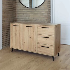 Komoda FIORA 140 cm do Salonu Sypialni Dąb artisan