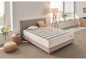 Średnio twardy sprężynowy materac termoregulacyjny 90x200 cm Grand Spring Nature – Moonia
