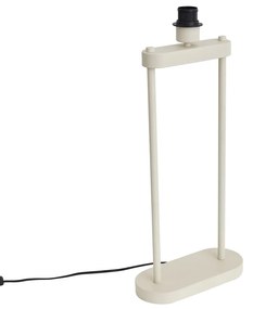 Nowoczesna lampa stołowa beżowa - Thijmen