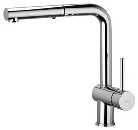 Paffoni - Bateria zlewozmywakowa LIGHT 29,2 cm z wyciąganą wylewką, chrom błyszczący