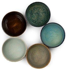 Porcelanowe filiżanki zestaw 5 szt. 200 ml Sara – Bredemeijer