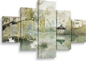 Obraz - Chińskie jezioro (125x70 cm)