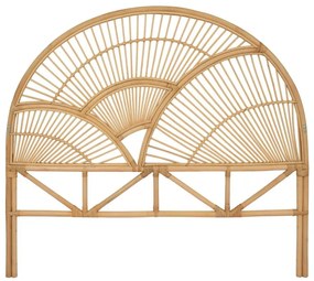 Zagłówek do łóżka 140 cm - Rattan - Naturalny - EFELA