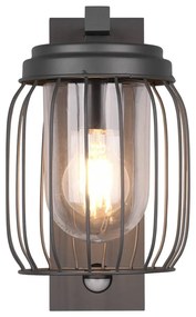 Lampa zewnętrzna z czujnikiem ruchu (wysokość 28 cm) Tuela – Trio