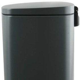 Spirella Kosz na śmieci z pedałem soft-close Akira 50 l, matowy szary, 50 l