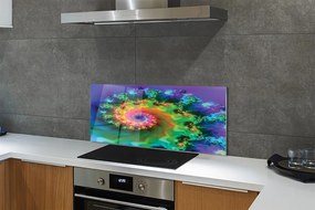 Panel szklany do Kuchni Modernistyczny Wzór Geometryczny