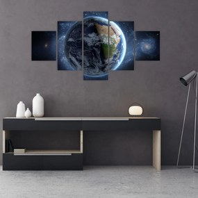 Obraz - Widok z kosmosu (125x70 cm)