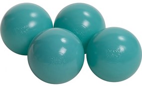 Plastikowe piłeczki do suchego basenu 7cm, 50 szt, turkusowe - meowbaby®