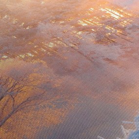 Obraz - Mroźny świt (170x50 cm)
