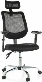 Fotel biurowy Q-118R czarny