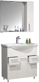 umywalka do mebli łazienkowych Lisalo Biały W. 152 x S. 75 x G. 45 cm