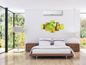 Obraz - Małpy (125x70 cm)