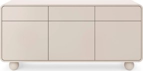 Duża kaszmirowa komoda na kulistych nóżkach A1-R24