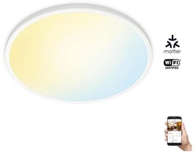 WiZ - LED Ściemnialny plafon SUPERSLIM LED/32W/230V biały Wi-Fi