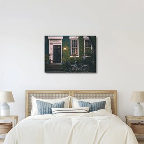 Obraz na szkle - W domu z przejażdżki (70x50 cm)