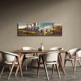 Obraz - Średniowieczny zamek (170x50 cm)