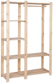 Regał drewniany na ubrania L5-W54
