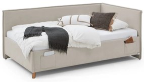 Beżowe narożne łóżko dziecięce 90x200 cm Fun – Meise Möbel