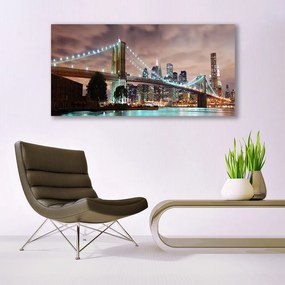 Obraz na płótnie Nowoczesny Most nad Metropolią