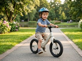 Rowerek biegowy LUNA z lekką ramą, od 2 lat, beżowy ELIS design