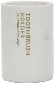 Kubek na szczoteczki z efektem marmuru