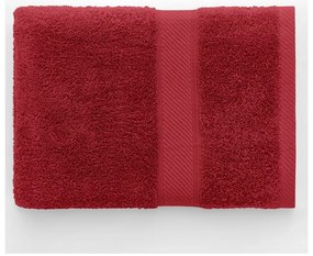 Czerwony ręcznik kąpielowy DecoKing Bamby Red, 70x140 cm