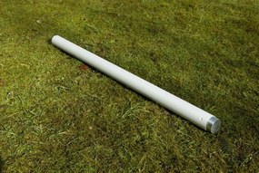 Parasol ogrodowy Garth biały z korbką 4 m