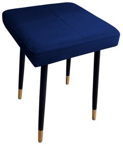 Taboret MAX MG16 granatowy podstawa czarna/złota