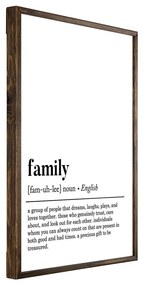 Obraz 50x70 cm Family – Wallity