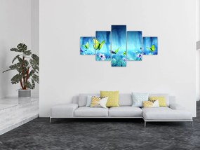 Obraz - Mistyczna leśna polana (125x70 cm)