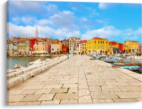 Obraz - Stare istryjskie miasto Poreč, Chorwacja (70x50 cm)