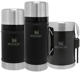 Czarny termos na jedzenie ze stali nierdzewnej 400 ml Legendary Classic Black – Stanley
