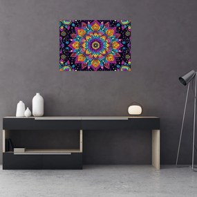 Obraz - Kalejdoskopowa mandala (70x50 cm)
