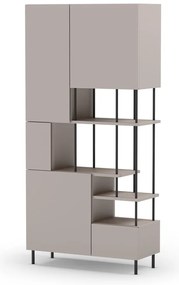 Kremowy regał 84x175 cm Perla – Marckeric