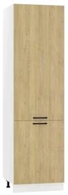 Szafka pod zabudowę lodówki 60 DENIS D60 LO/2133 P/L dąb London STOLKAR